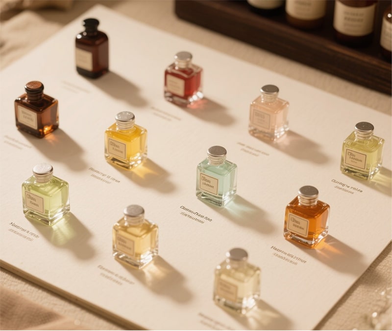 Elegir el aroma de perfume - Introducción a la serie de fragancias