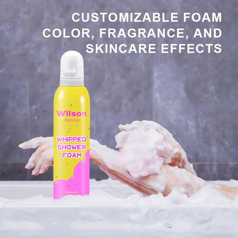 ​¡Una experiencia de baño totalmente diferente, la mousse de ducha perfumada con aminoácidos de WIlson es tan buena!