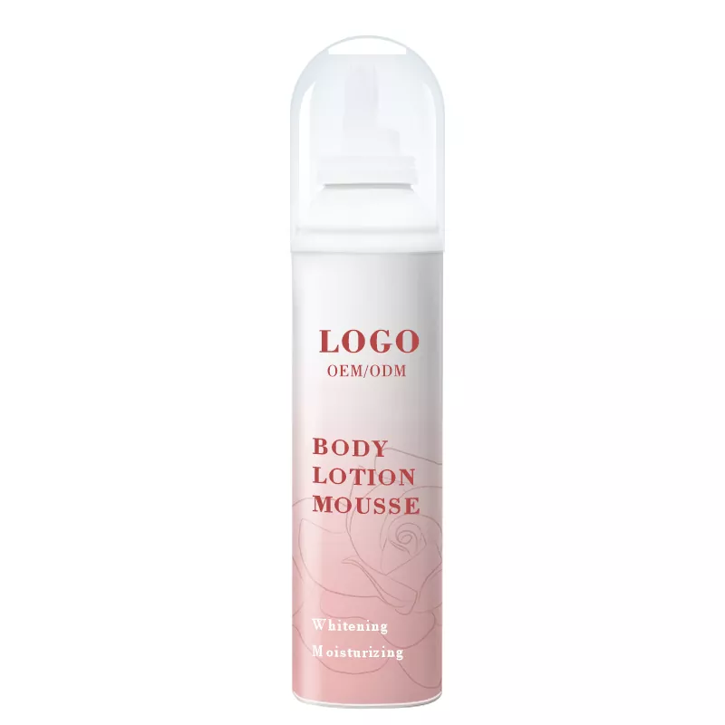 Mousse de loción corporal de textura ligera de rápida absorción